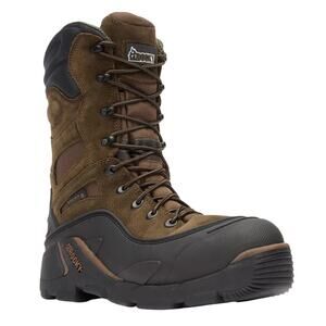 Rocky Mens Blizzard Stalker 1200G Boots US 9 M Brown Waterproof Insulated NWOB